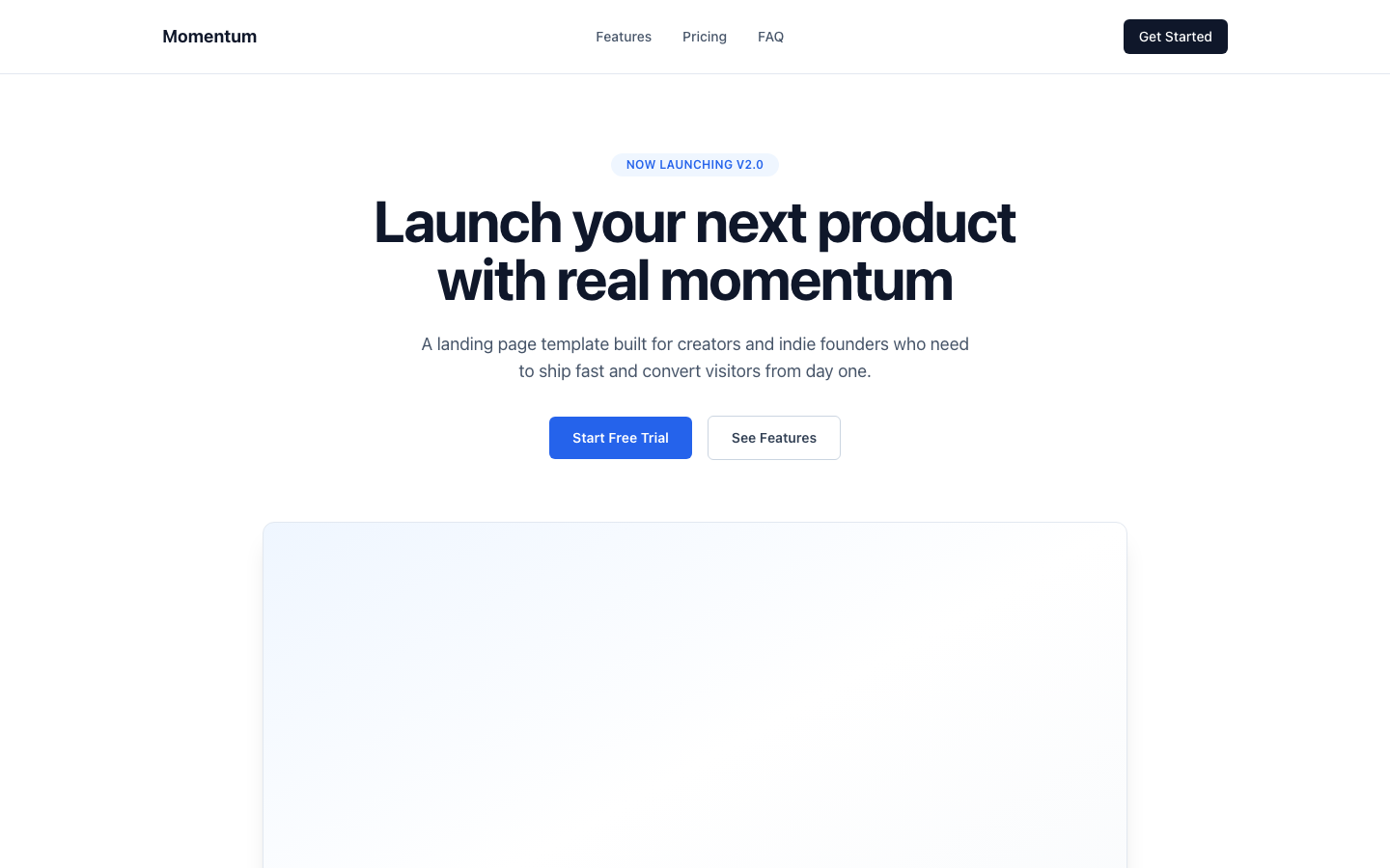 Momentum preview
